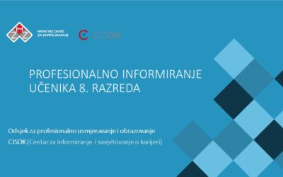 Profesionalno informiranje učenika osmih razreda